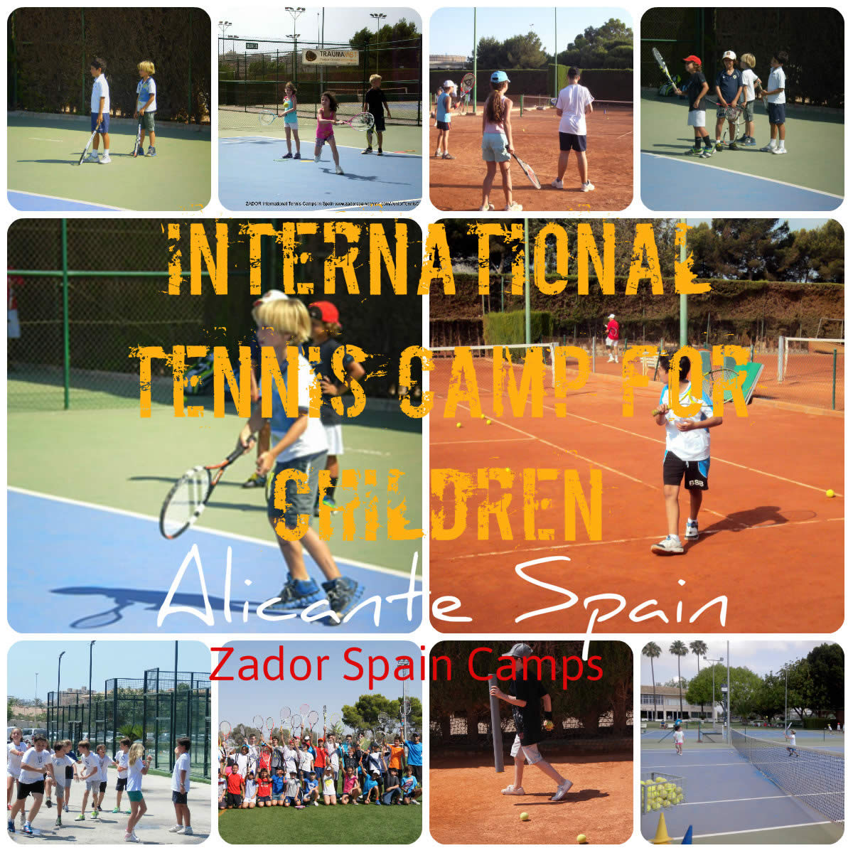 Tennis Camp for children Alicante Spain