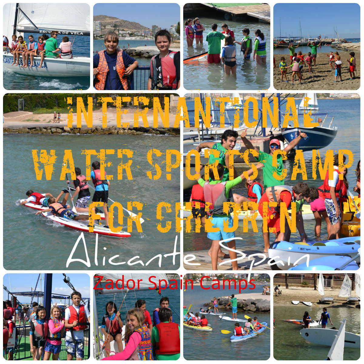 Water Sports Camps for Children Alicante Spain